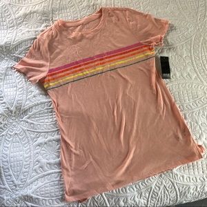 Pink and rainbow T-shirt